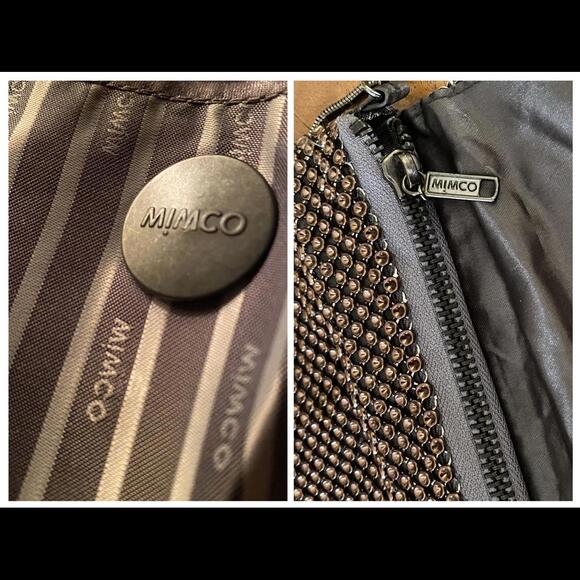 Vintage Mesh Shoulder Bag - Elegant Evening Accessory - Picture 6 of 10